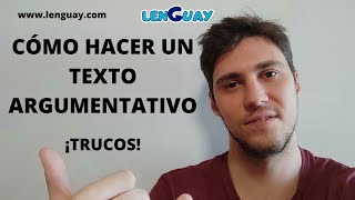 Cómo hacer un texto argumentativode opinióncrítico Bachillerato Selectividad lengua 6 EVAU PEVAU [upl. by Bertsche330]