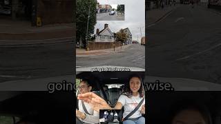 😰BACK TYRE driving lesson learn howto drive car london road [upl. by Einttirb]