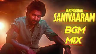 SARIPODHA SANIVARAM NOT A TEASER BGM MIX💥DOWNLOAD LINK IN DESCRIPTION👇 [upl. by Marie60]