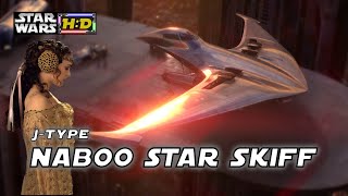 HistoryInside look of the J type Naboo Star Skiff Padme Amidala Star Wars Hyperspace Database [upl. by Onin622]