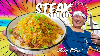 Le succulent Steak Chaliapin de Soma de FOOD WARS  Le Riz Jaune [upl. by Elboa353]