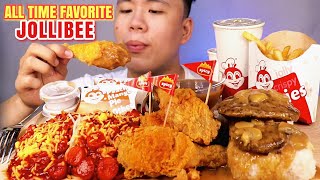 JOLLIBEE MUKBANG  All time Favorite Jollibee Mukbang  Jollibee  Mukbang  Mukbanger  Asmr  Food [upl. by Ayikin]