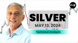 Silver Daily Forecast and Technical Analysis for May 13 2024 by Bruce Powers CMT FX Empire [upl. by Idaline]