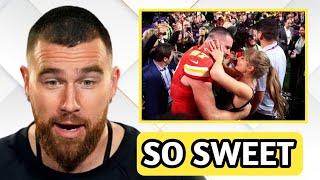 You Have to See the WAY Travis Kelce Wrapped Himself Around Taylor Swift  Fans Cant Handle It [upl. by Polish]