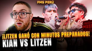 ¡LITZEN GANÓ CON DOS MINUTOS PREPARADOS  KIAN VS LITZEN FMS PERÚ J4 [upl. by Murvyn242]