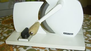 Test Funktionsprüfung JUPITER Allesschneider BrotschneiderFood Slicer [upl. by Odine]