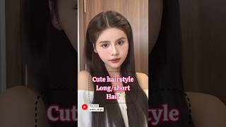 Cute Hairstyle longshort hair🌷 hairstyles hairstyle haircare hairgrowth hair hairtutorial [upl. by Ahsrop309]