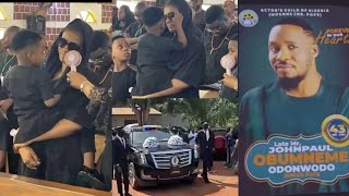 Junior Pope burial Live Coverage Wife and children in tears 😭 Nollywood actors present [upl. by Attah777]