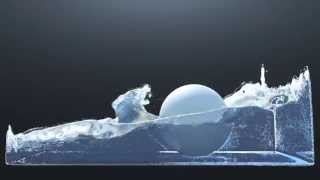 Liquid Simulations with XParticles 25 and Cinema 4D [upl. by Yrrap]