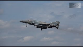 Plane Spotting at Florennes Air Base 862017  That great F4 Phantom [upl. by Eceirahs]