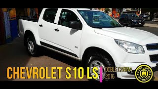 Chevrolet S10 Ls Doble Cabina 2016  VENDIDA [upl. by Neyugn]