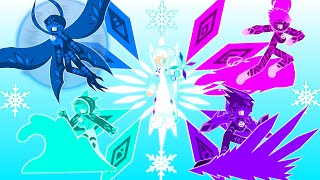 What If Elsa has the Omnitrix from Ben 10 or Frozentrix Ben 10 x Frozen 2 Stick Nodes [upl. by Keelby]