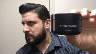 Firsthand Supply Clay Pomade Review Summer Pomade [upl. by Annabella]