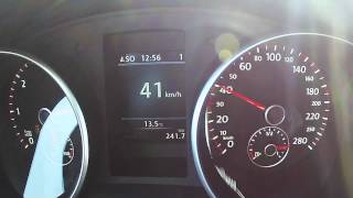 Volkswagen Golf VI 6 GTD DSG 0100 Acceleration [upl. by Ailemac]