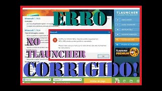 erro minecraft glfw error 65543 PARTE 1 [upl. by Carolynne]