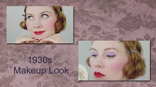 1930s Makeup Look [upl. by Rolfe761]