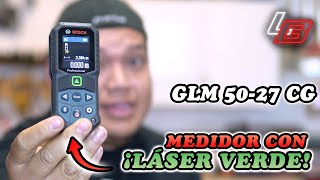 NUEVO telémetro✳️ LÁSER VERDE ✳️de Bosch  GLM 5027 CG [upl. by Kariv932]