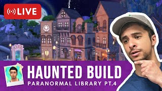 Building My Sims 4 PARANORMAL Library Part 03 [upl. by Enelehcim]