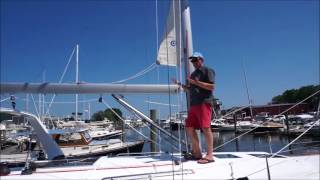 Neil Pryde Sails Int  Furling Mainsail UV Protection [upl. by Olwena]