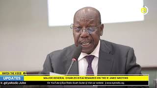 MAJOR GENERAL CHARLES GITAI REMARKS ON THE R JMEC MEETING [upl. by Autumn]