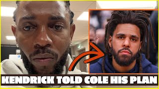 Kendrick Lamar TOLD J Cole His Plan For Drake Beef Before Apology [upl. by Cirederf491]