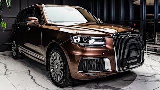 New 2023 Aurus Komendant Russian Luxury SUV Review  OTO 13BX1 [upl. by Amrac344]