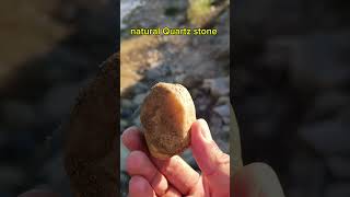 Quartz stone stones metaldetecting rareminerals gemstones rockhounding rarestone minerals [upl. by Ynoble]