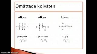 Omättade kolväten [upl. by Armond200]