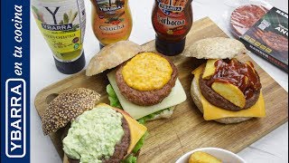 Hamburguesas de verano  Recetas con carne [upl. by Redyr]