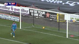 Swindon 31 Chesterfield  Sky Bet League 1 Season Highlights 201415 [upl. by Notgnirrac]