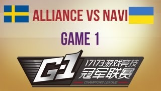 Alliance vs NaVi g1 Winners Semifinal G1 League Western Qualifier feat Smile [upl. by Saduj]