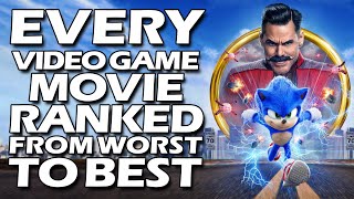 Every Video Game Movie Ranked from WORST to BEST [upl. by Bobinette]