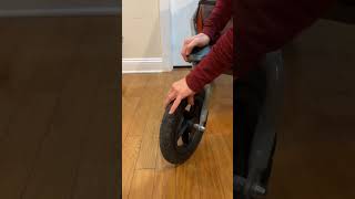 How To Change The BOB Revolution Stroller From Fixed Wheel to Rotating Wheel [upl. by Rosenthal]