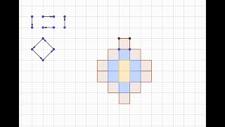 Pixel Art with translations in GeoGebra [upl. by Akinert195]