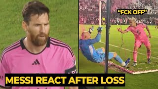 MESSI reaction to Suarez defends him from provocation by Brad Guzan as Miami loss against Atlanta [upl. by Troc]