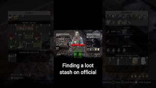 Finding a loot stash on official DayZ dayz gaming gameplay ￼ [upl. by Akkahs]