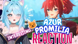 Azur Promilia  Announce Trailer REACTION 😱🐾 [upl. by Siravrat650]