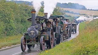 Incredible WW1 Military Vehicle Convoy Steam Through Dorset 11818 [upl. by Belak413]