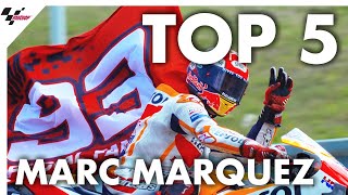 Marc Márquez Top 5 Moments from 2019 [upl. by Einnek827]