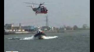 KNRM Hoek van Holland heli demo Coastguard Oscar Charlie [upl. by Redna]