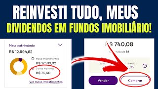 ✅️ REINVESTI TODOS MEUS DIVIDENDOS DO MÊS DE DEZEMBRO EM FUNDOS IMOBILIÁRIO dividendos [upl. by Chelsae677]