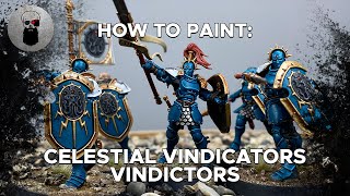 Contrast How to Paint Celestial Vindicators Vindictors [upl. by Akierdna]