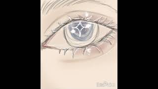 DOES ANYONE WANT A TUT FOR THIS EYE artsketchibiseyesviralvideotutorialsupportartist [upl. by Kippie]