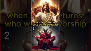 Who will you worship Choose Correctly🧠shorts jesus [upl. by Enidlareg498]