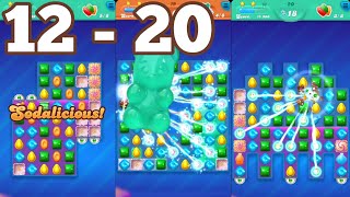 Candy Crush Soda Saga  Level 12  20  Candy Crush Soda Saga Gameplay FHD [upl. by Akimak]