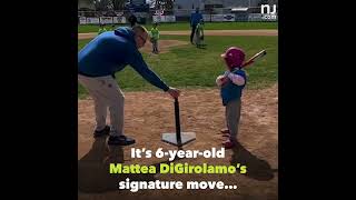 NJ little leaguer cartwheels to first base [upl. by Kneeland]