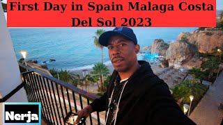 First Day in Malaga Spain Nerja Costa Del Sol 2023 [upl. by Eden123]