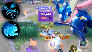 Best GRENINJA Build For SOLO Q Road To MASTER RANK  Pokémon UNITE [upl. by Amirak]