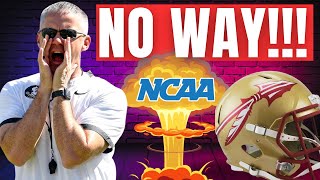 FSU Coach DOES NOT Want the NCAA to do THIS [upl. by Weywadt197]