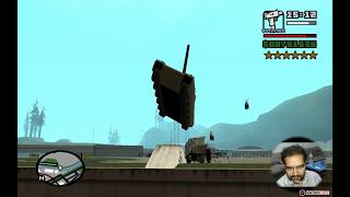 GTA SAN ANDREAS PC  CJ VS POLICE 85 [upl. by Araldo]